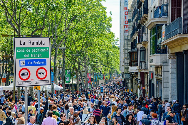 La Rambla i Barcelona